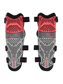 Nakolanniki motocyklowe Acerbis Impact Pro czerwono-szare