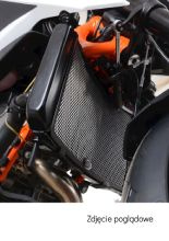 Osłona chłodnicy R&G aluminiowa do KTM 890R Duke (20-) pomarańczowa