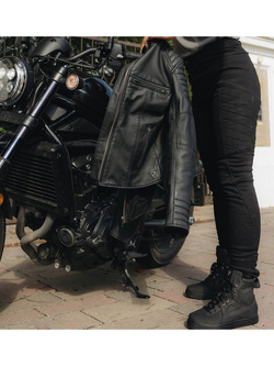 Jeansy motocyklowe damskie Rebelhorn Ash czarne