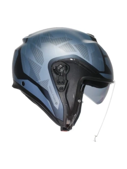 Kask otwarty AGV Irides Trieste niebiesko-szary matowy