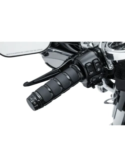 Nakładki manetek Kuryakyn ISO® do fabrycznych podgrzewanych manetek Harley Davidson (wybrane modele) czarne