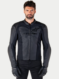 Kurtka motocyklowa skórzana Alpinestars Faster V3 czarna