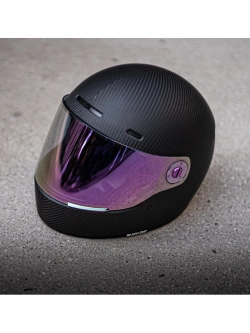 Kask integralny John Doe One Frozen Carbon czarny