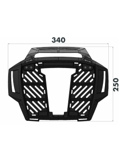 Stelaż pod kufer centralny Hepco&Becker AluRack BMW F 900 R (25-)