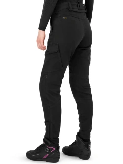 Jeansy motocyklowe damskie Shima Recon czarne