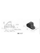 Adapter lusterek PUIG Hi-Tech do motocykli z owiewką Yamaha XJ Diversion (09-16)/ YZF R1 (09-14)
