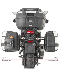 Stelaż kufrów bocznych Monokey GIVI PL One-Fit Yamaha Ténéré 700 (19-24)/ World Raid (22-25)