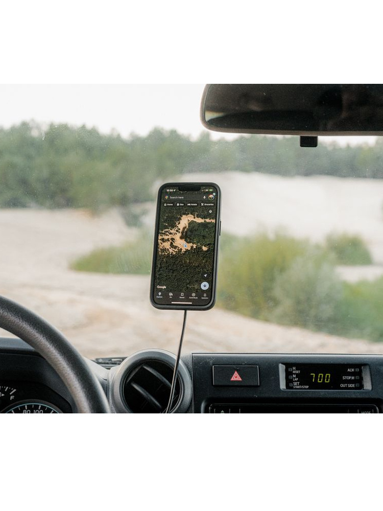 Zestaw do samochodu: etui MAG na telefon Samsung Galaxy S25 Edge (magnetyczne) oraz mocowanie Quad Lock