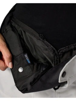 Spodnie motocyklowe damskie tekstylne REV’IT! Outback 5 H2O szaro-czarne