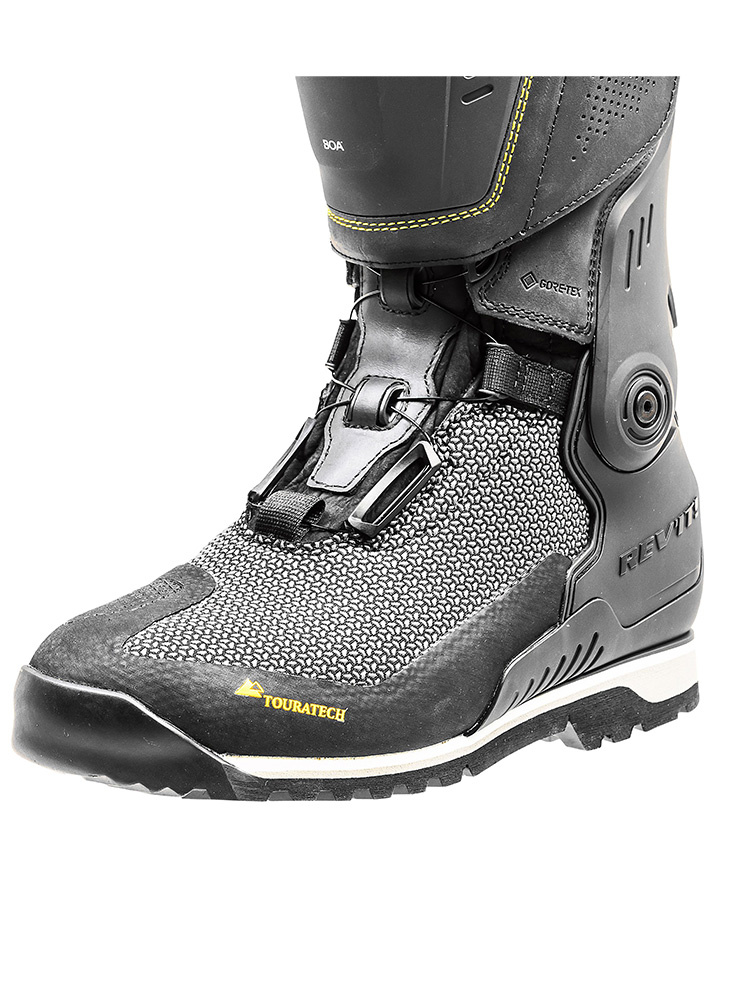 Buty motocyklowe adventure Touratech Destino Ultimate GTX 2024 czarno-żółte