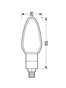 Kierunkowskazy Led Lampa Tuareg[12V] czarne