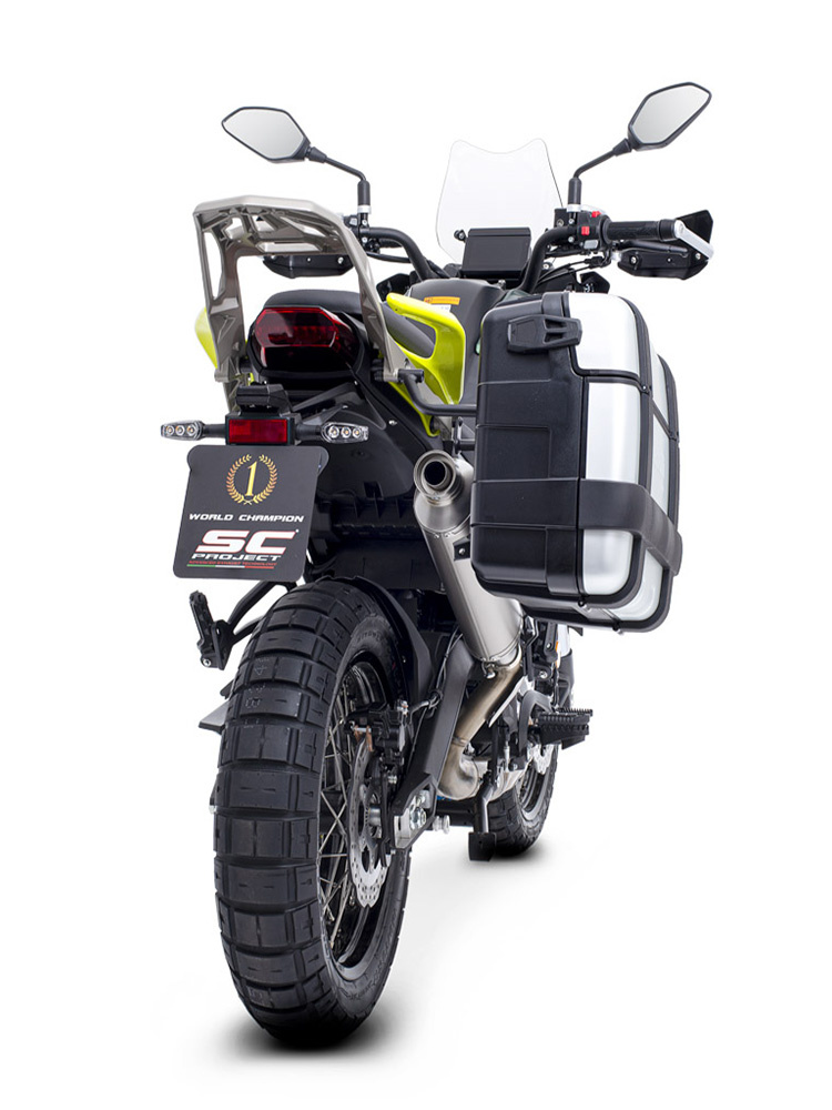 Tłumik motocyklowy SC-Project Rally-S Benelli TRK 702 - 702X (23-) tytan