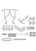 Crashbary Kappa Honda CRF 1000L Africa Twin (16-19) czarne [mocowane do gmoli]