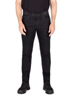 Jeansy motocyklowe Knox Colton Slim Aged Black Rust czarne