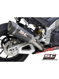 Tłumik SC-Project SC1-R, Titanium / Carbon - Aprilia RSV 4 [21-22] 