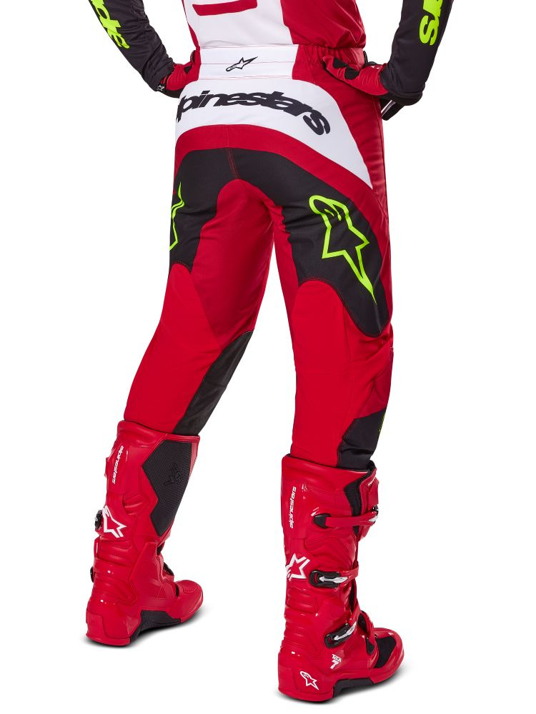 Spodnie cross Alpinestars MX Fluid Haul czarno-czerwone