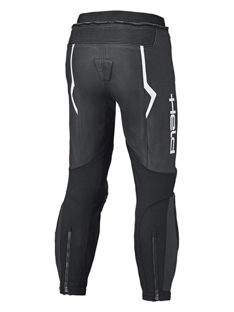 Spodnie motocyklowe skórzane Held Street Rocket IV czarno-białe
