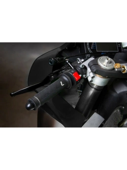 Manetki motocyklowe uniwersalne Lampa Sport-Grip szare