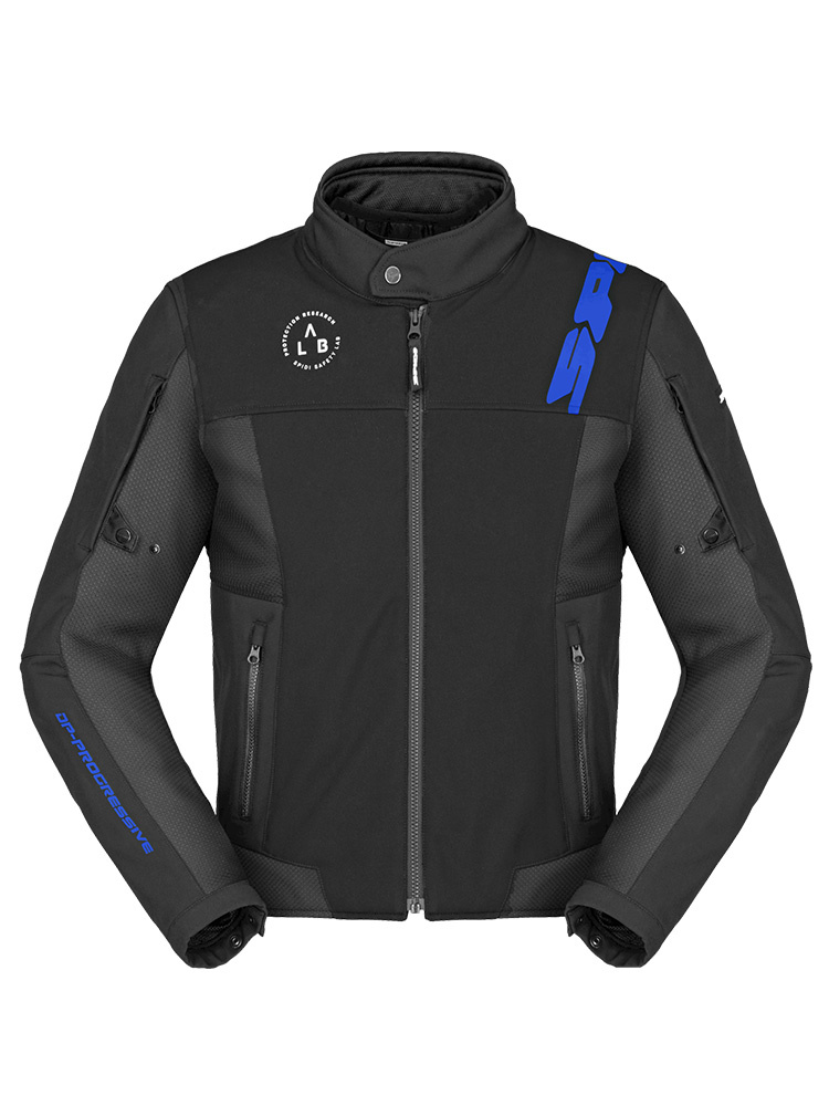 Kurtka motocyklowa tekstylna Spidi Corsa Tex czarno-niebieska