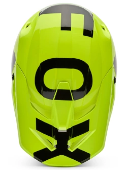 Kask enduro Fox V1 Shield czarny-fluo