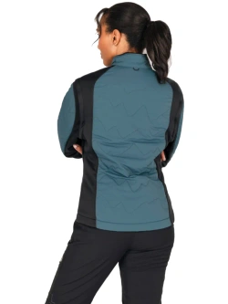 Kurtka przeciwdeszczowa damska Knox Modra czarno-niebieska