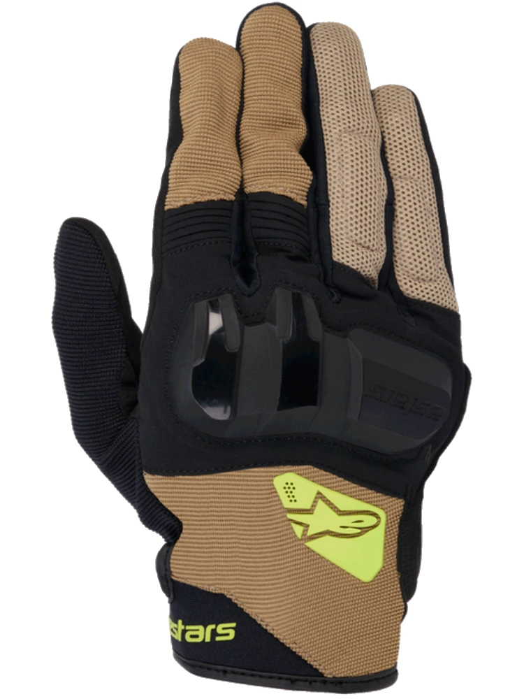 Rękawice motocyklowe tekstylne Alpinestars Chrome V2 czarno-brązowe