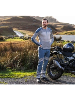 Koszula z ochraniaczami Knox Urbane Pro Move niebiesko-szara