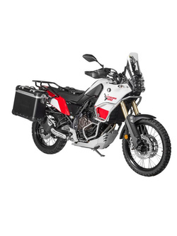 Zestaw: kufry boczne z anodowanego aluminium czarne "And-Black" Zega Evo + stelaże czarne Touratech Yamaha Tenere 700 / World Raid (31+38L)
