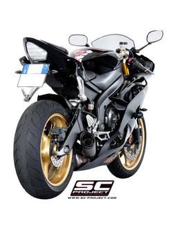 Tłumik SC-Project S1 Titanium + Carbon (Slip on) - Yamaha YZF R6 [06-16]