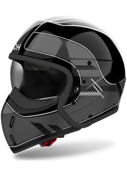 Kask modułowy Airoh J110 Raster czarno-szary połysk