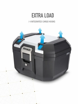 Kufer centralny Shad Terra TR41 czarny [z aluminiową pokrywą]