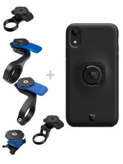 Zestaw rowerowy: etui na telefon iPhone XR + mocowanie Quad Lock
