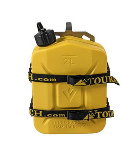 Akcesoryjny uchwyt na kanister Voyage Touratech mocowany do kufrów Zega Evo [kanister w zestawie]