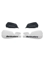 Osłoni dłoni Barkbusters VPS z regulowanymi deflektorami + zestaw montażowy BMW F 900 GS Adventure/Ride Pro (24-), biało-czarne