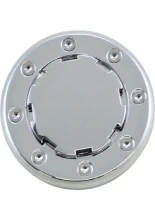 Korek wlewu paliwa Kuryakyn Flush srebrny [montowany na płasko]