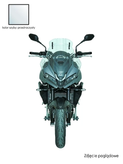 Szyba motocyklowa MRA "VTM" Triumph Tiger Sport 800 (25-) przezroczysta