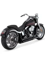 Pełny układ wydechowy Vance & Hines Shortshots Staggered Harley Davidson Softail (18-25) (wybrane modele) czarny matowy