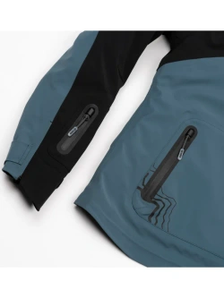 Kurtka przeciwdeszczowa damska Knox Modra czarno-niebieska