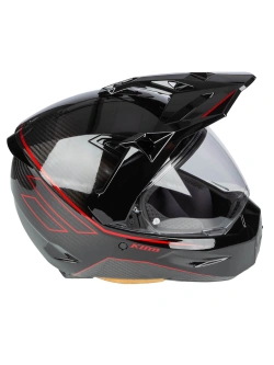 Kask adventure Klim X1 Alpha czarno-czerwony