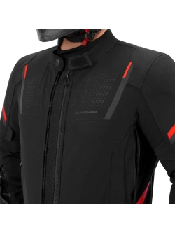 Kurtka motocyklowa tekstylna Shima Rush 3.0 czarno-czerwona
