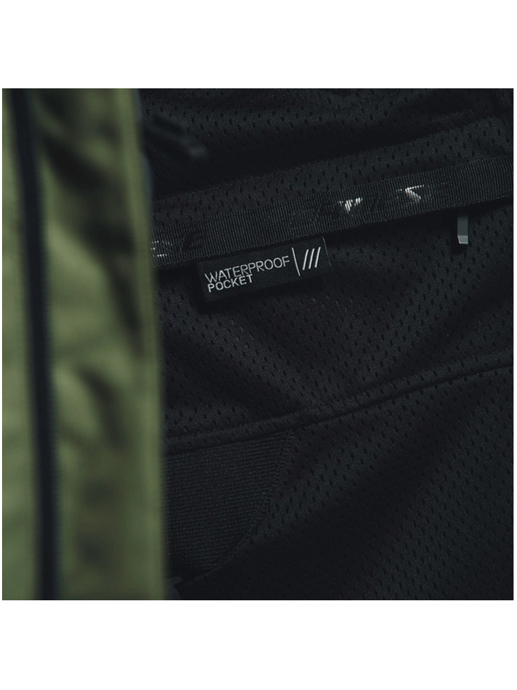 Kurtka motocyklowa tekstylna Dainese Ladakh 3L D-Dry zielono-czarna
