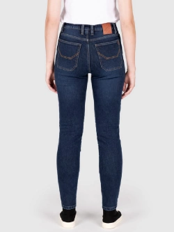 Jeansy motocyklowe damskie Knox Colton Skinny niebieskie