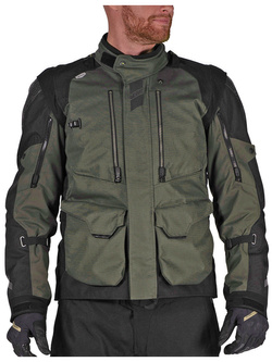 Kurtka motocyklowa tekstylna Leatt ADV MultiTour 5.5 Forest czarno-zielona