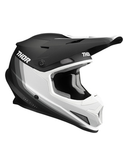 Kask enduro Thor Sector Runner MIPS czarno-biały mat