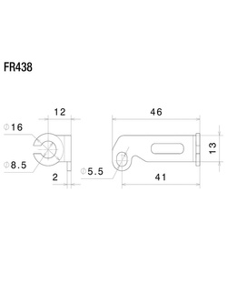 Zestaw montażowy do kierunkowskazów Rizoma Leggera na owiewce do Ducati Panigale V2 (2020-)/Panigale V4 1100 (2018-) czarny