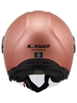 Kask otwarty LS2 OF620 Classy Solid różowo-złoty matowy