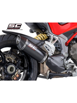 Tłumik SC-Project Oval Carbon / Titanium / Black Stainless Steel - Ducati Multistrada / S [15-17]