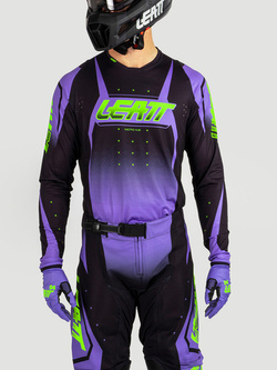 Bluza enduro Leatt Moto 4.5 Lite Argon czarno-niebiesko-zielona