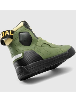 Buty motocyklowe Rebelhorn Vandal II zielono-czarno-pomarańczowe