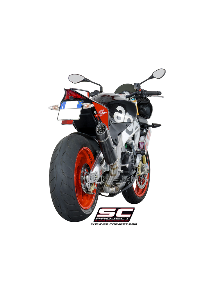 Tłumik SLIP-ON OVAL SC-Project do Aprilia TUONO V4 FACTORY / RR 15-16